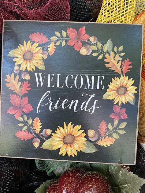 thanksgiving welcome sign